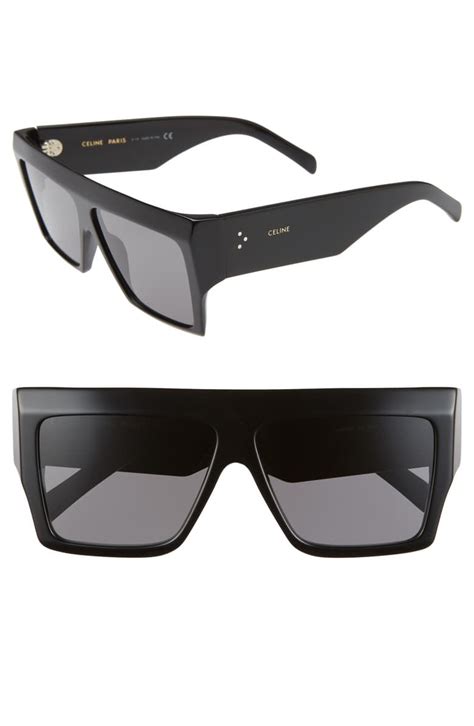 celine 60mm flat top sunglasses.